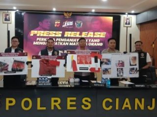 Polres Cianjur Amankan Pelaku Penusukan di Pasar Muka, Begini kronologinya