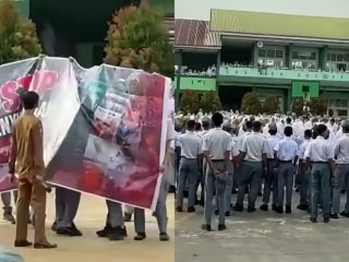 Viral Siswa SMAN 1 Solok Selatan Bentangkan Banner ‘Stop Penyimpangan’, Pemkab Klaim Sudah Dengar Keresahan Siswa
