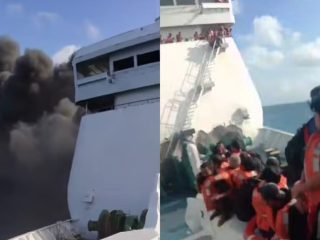 Kronologi KMP Mutiara Sentosa 2 Terbakar di Perairan Sumenep, Kepulan Asap Hitam Membumbung Tinggi