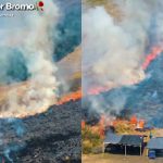 Kebakaran Gunung Bromo Hanguskan 70 Hektare, Rambatan Api Lewati Tugu Perbatasan Malang-Lumajang