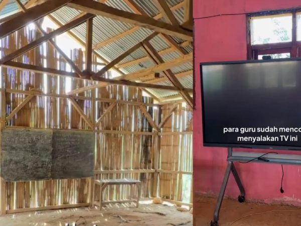 Viral SD Hampir Roboh di NTT Dapat Bantuan TV Layar Sentuh, Warganet Soroti Kondisi Bangunan